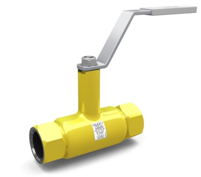 Кран шаровый резьбовой LD КШЦМ Gas 015.040.Н/П.02. стальной ст 20 Ду15 Ру40 МПа в Чите